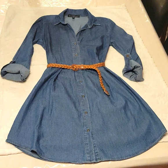 Derek Heart | Dresses | Derek Heart Denim Dress | Poshmark